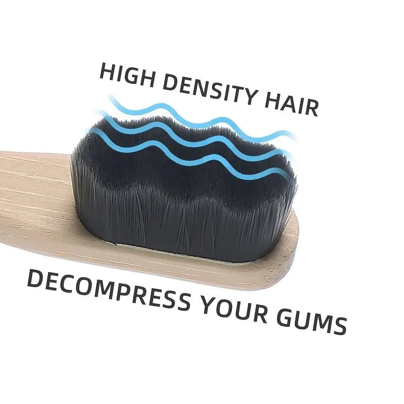Cepillo de Dientes de Bambú | Cerdas Ultrasuaves y Biodegradables